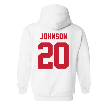 Ohio State - NCAA Football : Cincere Johnson - Sports Shersey Hooded Sweatshirt-1
