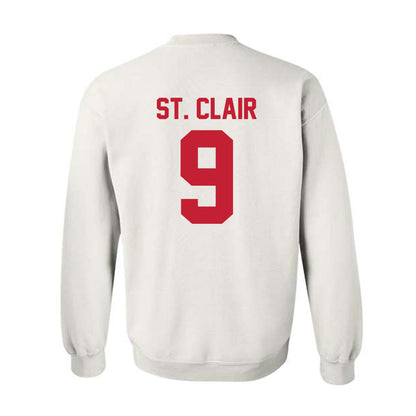 Ohio State - NCAA Football : Tavien St. Clair - Sports Shersey Crewneck Sweatshirt-1