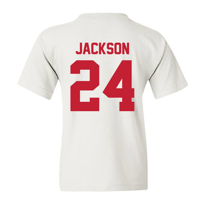 Ohio State - NCAA Football : Jakobi Jackson - Sports Shersey Youth T-Shirt-1