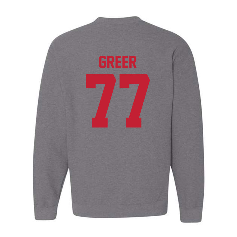 Ohio State - NCAA Football : Sam Greer - Sports Shersey Crewneck Sweatshirt-1