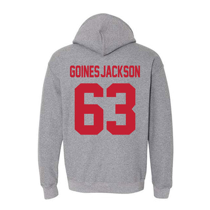 Ohio State - NCAA Football : Julian Goines-Jackson - Sports Shersey Hooded Sweatshirt-1