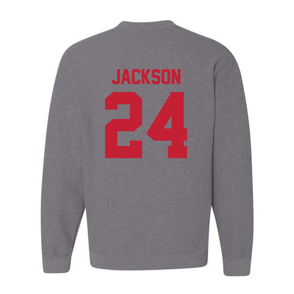 Ohio State - NCAA Football : Ja'Kobi Jackson - Sports Shersey Crewneck Sweatshirt-1