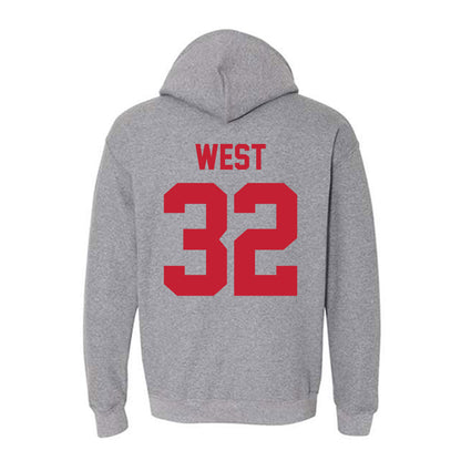 Ohio State - NCAA Football : Isaiah West - Sports Shersey Hooded Sweatshirt-1