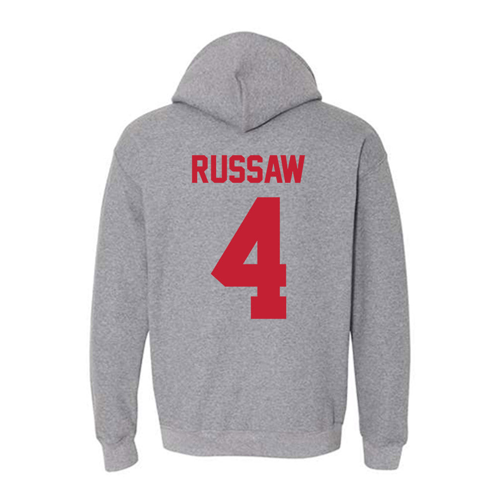 Ohio State - NCAA Football : Qua Russaw - Sports Shersey Hooded Sweatshirt-1