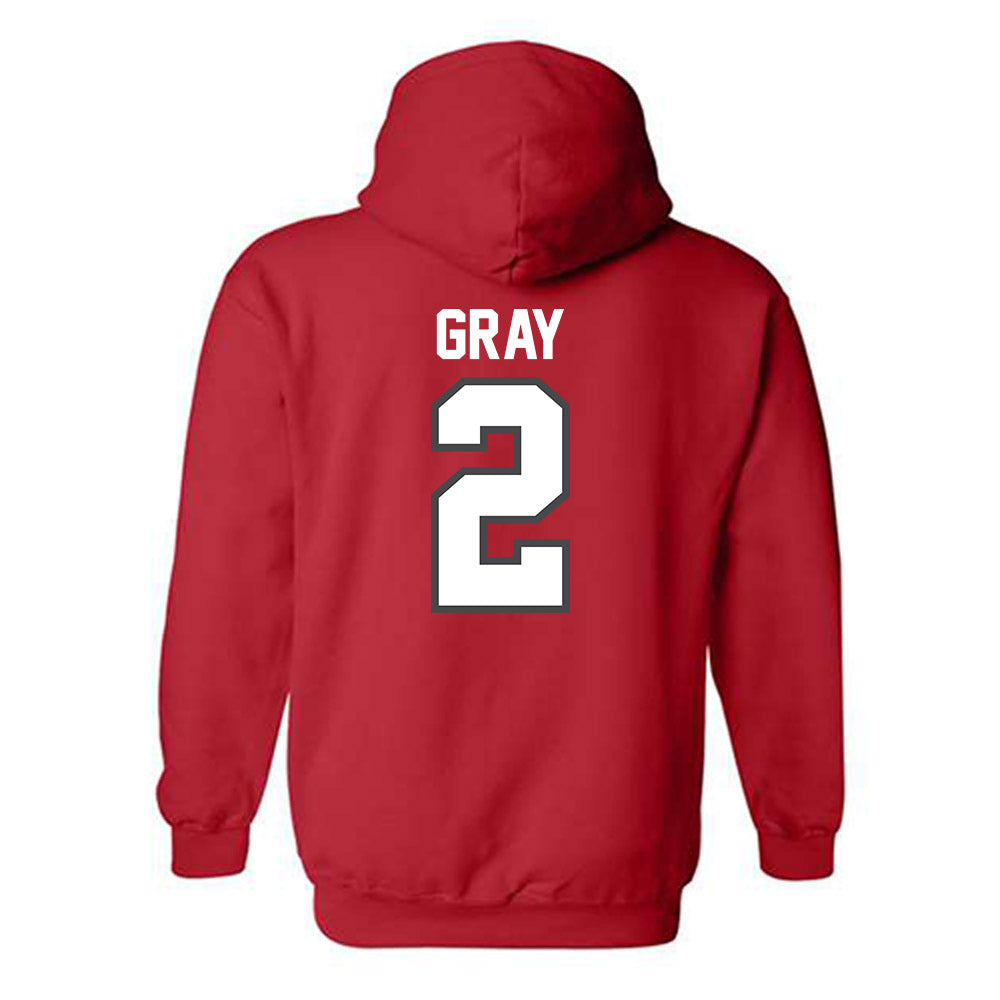 Ohio State - NCAA Women's Basketball : Chance Gray - Sports Shersey Hooded Sweatshirt-1