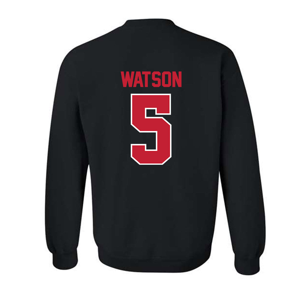 Ohio State - NCAA Women's Basketball : Ava Watson - Sports Shersey Crewneck Sweatshirt-1