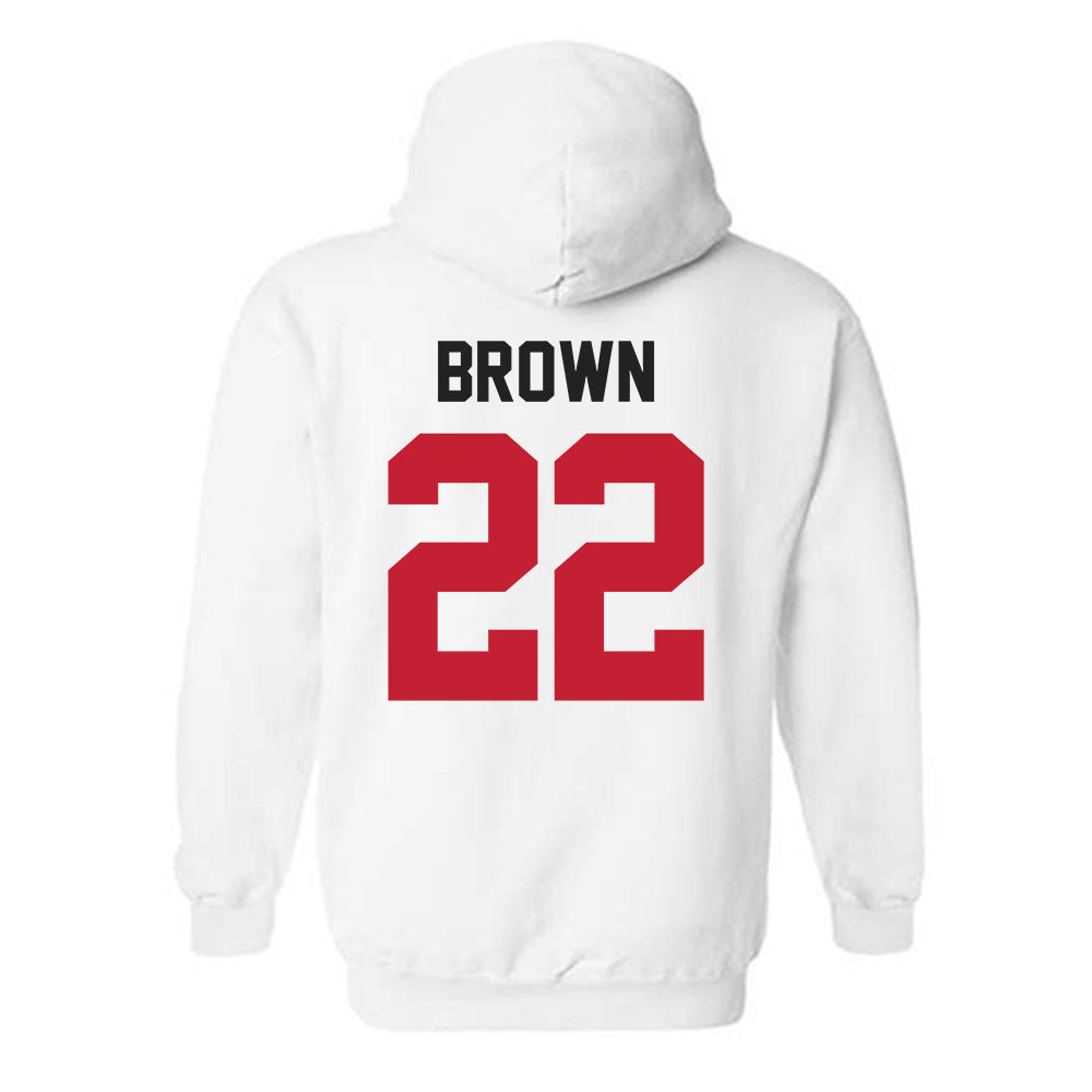 Ohio State - NCAA Women's Soccer : Reese Brown - Sports Shersey Hooded Sweatshirt-1