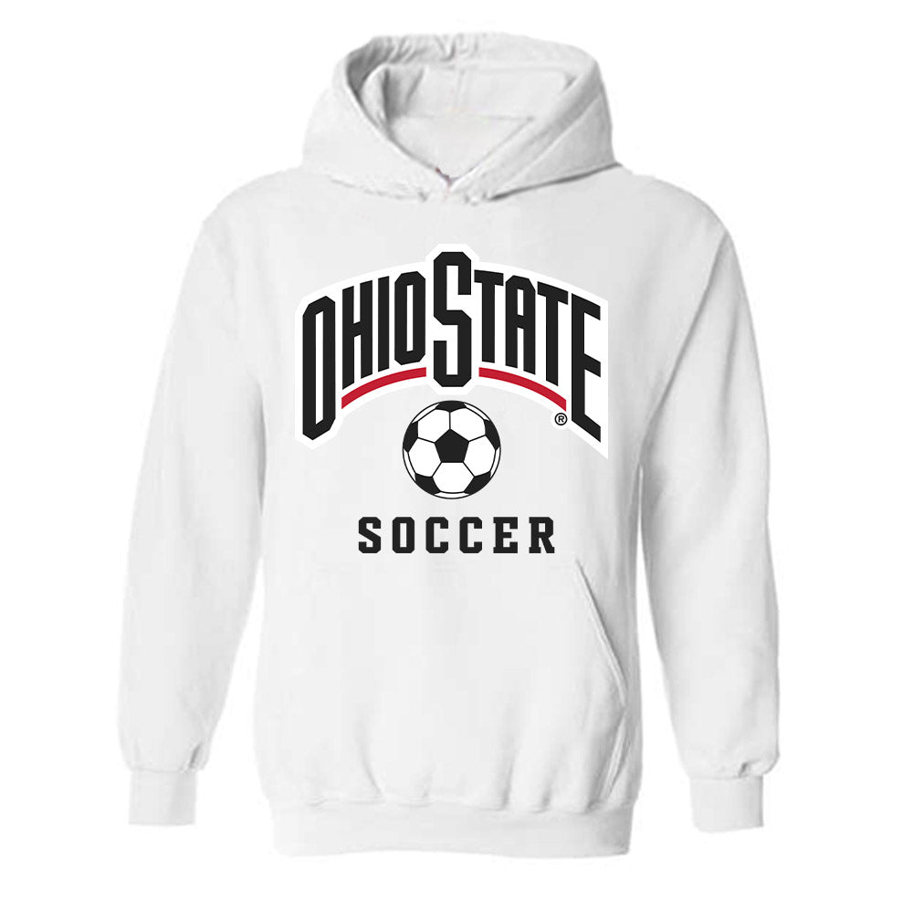 Ohio State - NCAA Men's Soccer : Christian Baumgartner - Sports Shersey Hooded Sweatshirt-0