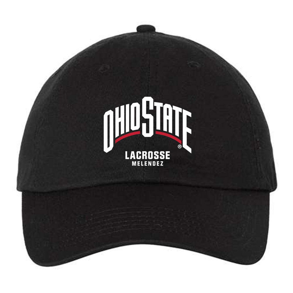 Ohio State - NCAA Men's Lacrosse : Russell Melendez - Dad Hat-0