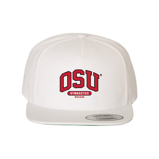 Ohio State - NCAA Women's Gymnastics : Courtney McCann - White Snapback Hat