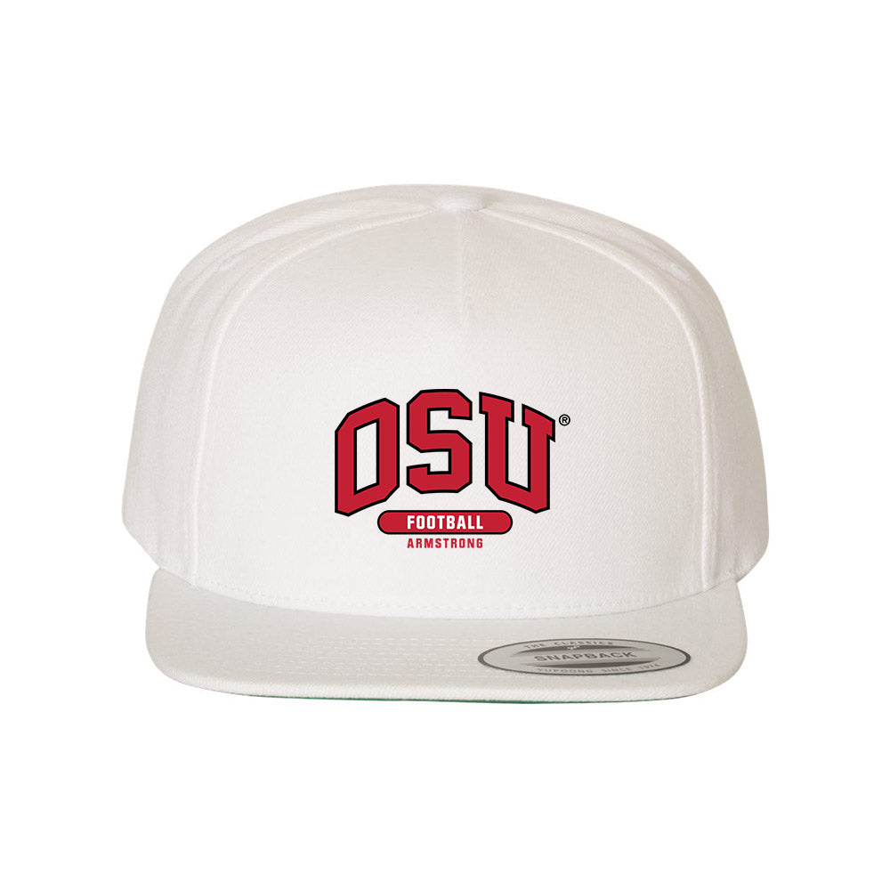 Ohio State - NCAA Football : Deontae Armstrong - White Snapback Hat