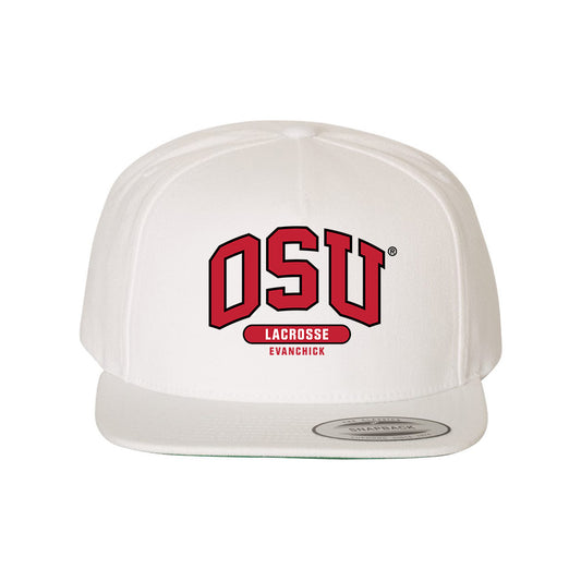 Ohio State - NCAA Men's Lacrosse : David Evanchick - Snapback Hat-0
