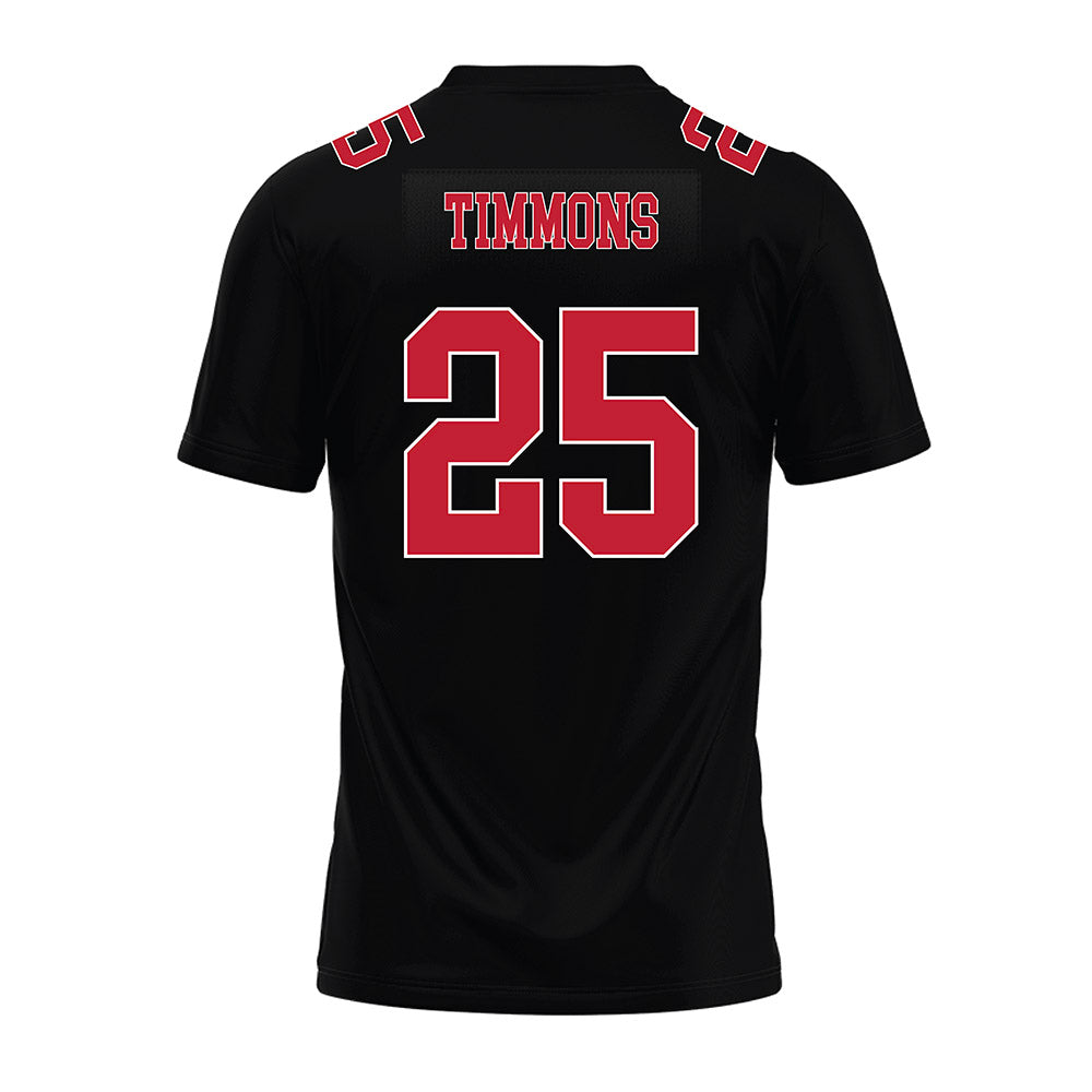 Ohio State - NCAA Football : Jay Timmons - Black Premium Football Jersey-1