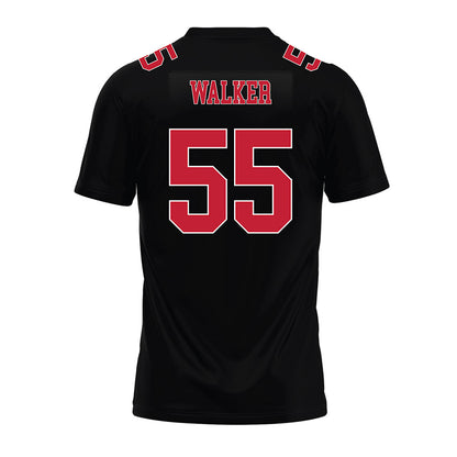 Ohio State - NCAA Football : John Walker - Black Premium Football Jersey-1