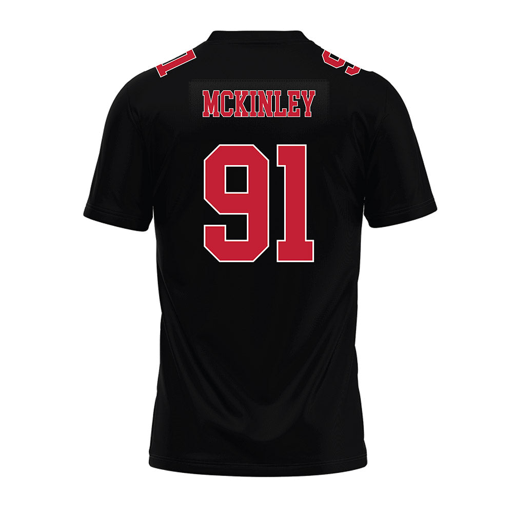 Ohio State - NCAA Football : Darryus Mckinley - Black Premium Football Jersey-1