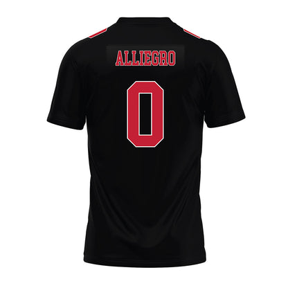 Ohio State - NCAA Football : Christian Alliegro - Black Premium Football Jersey-1