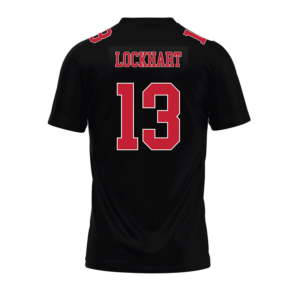 Ohio State - NCAA Football : Miles Lockhart - Black Premium Football Jersey-1