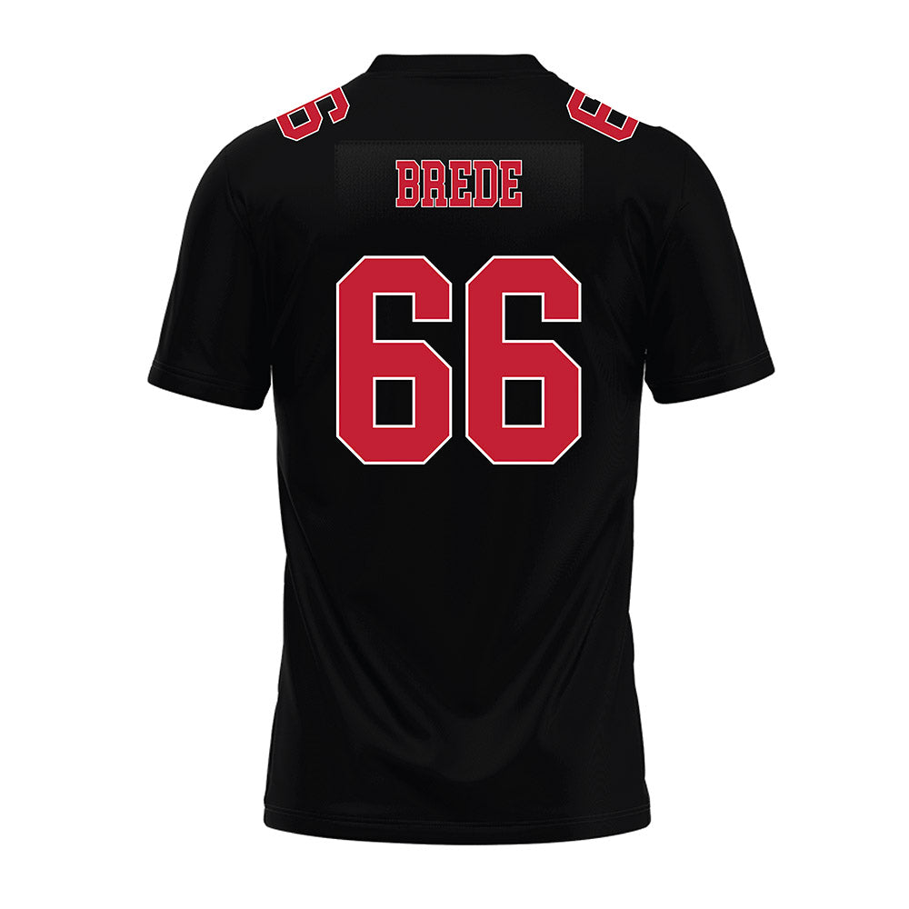 Ohio State - NCAA Football : Landry Brede - Black Premium Football Jersey-1