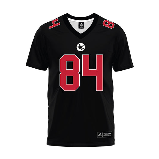 Ohio State - NCAA Football : Hunter Welcing - Black Premium Football Jersey-0