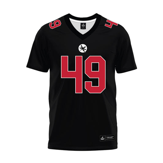 Ohio State - NCAA Football : Marcello Diomede - Black Premium Football Jersey-0
