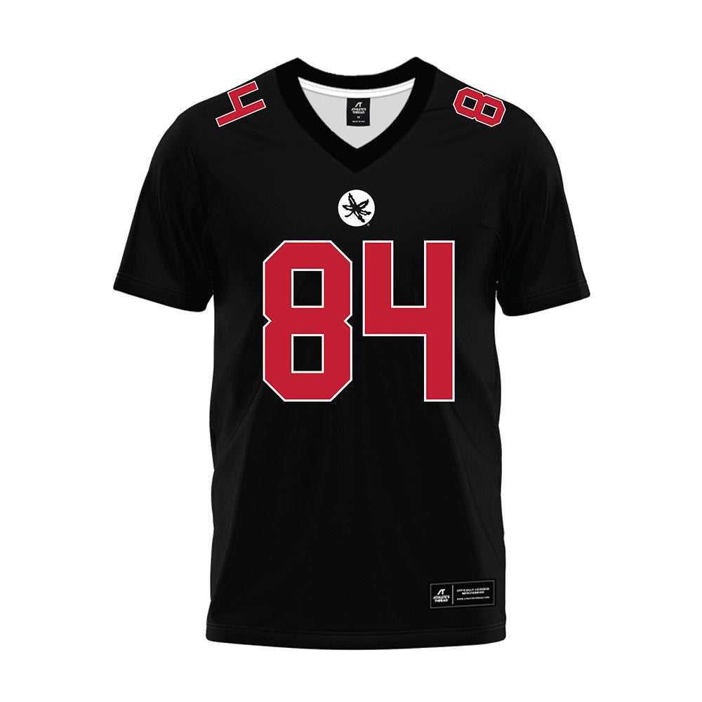 Ohio State - NCAA Football : Hunter Welcing - Black Premium Football Jersey-0