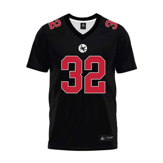 Ohio State - NCAA Football : Isaiah West - Black Premium Football Jersey-0