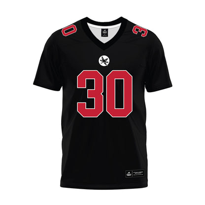 Ohio State - NCAA Football : Khmari Bing - Black Premium Football Jersey-0