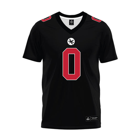 Ohio State - NCAA Football : Christian Alliegro - Black Premium Football Jersey-0