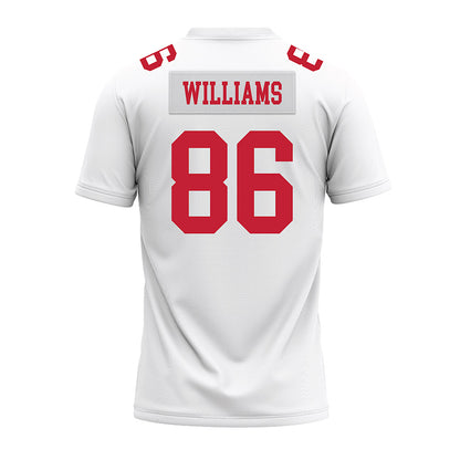 Ohio State - NCAA Football : Mason Williams - White Premium Football Jersey-1
