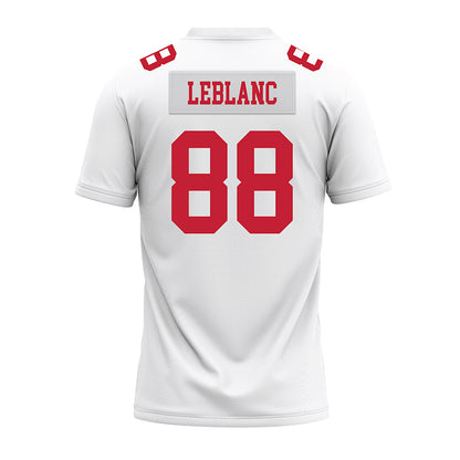 Ohio State - NCAA Football : Max LeBlanc - White Premium Football Jersey-1