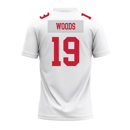 Ohio State - NCAA Football : Jordyn Woods - White Premium Football Jersey-1