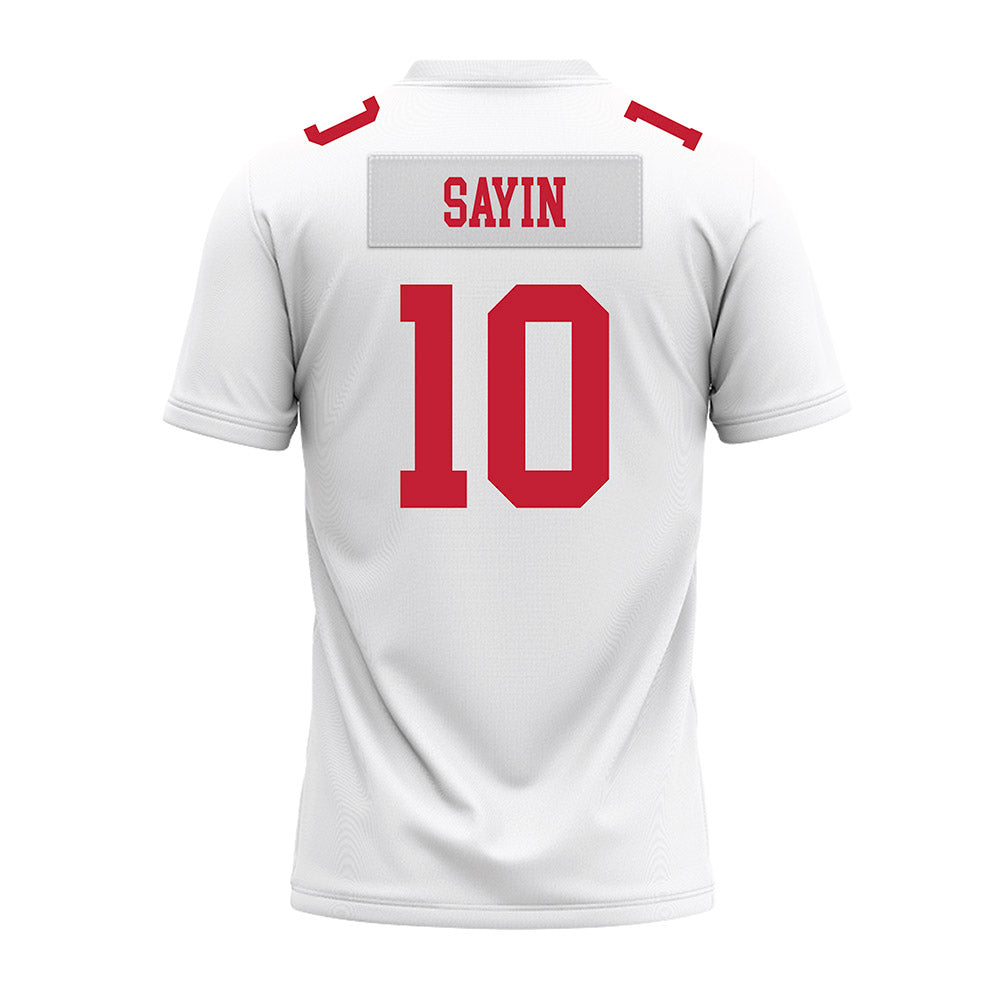 Ohio State - NCAA Football : Julian Sayin - White Premium Football Jersey-1
