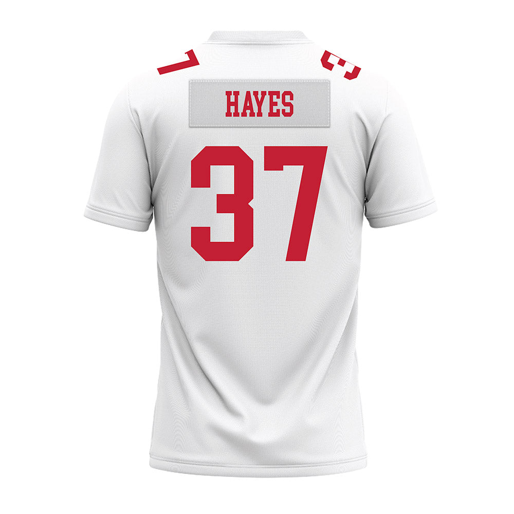 Ohio State - NCAA Football : Zach Hayes - White Premium Football Jersey