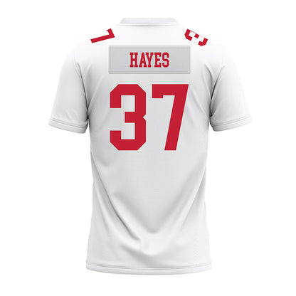 Ohio State - NCAA Football : Zach Hayes - White Premium Football Jersey
