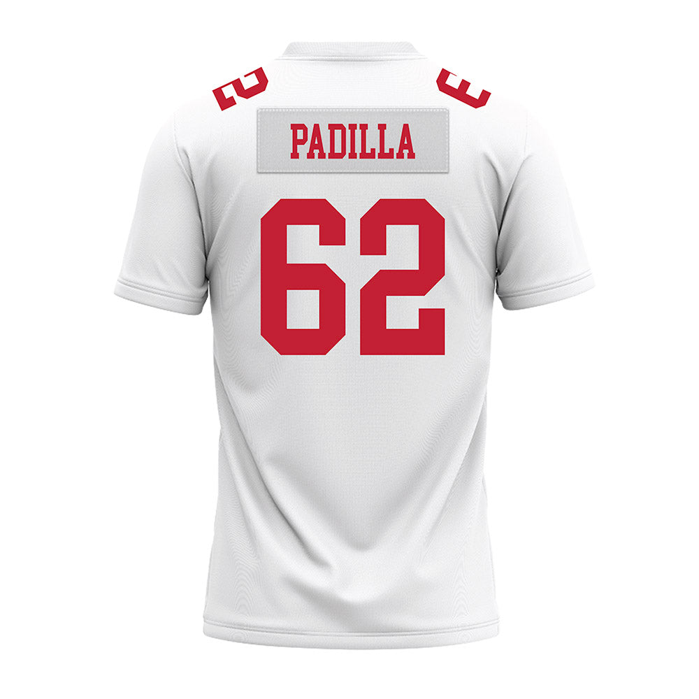 Ohio State - NCAA Football : Joshua Padilla - White Premium Football Jersey-1
