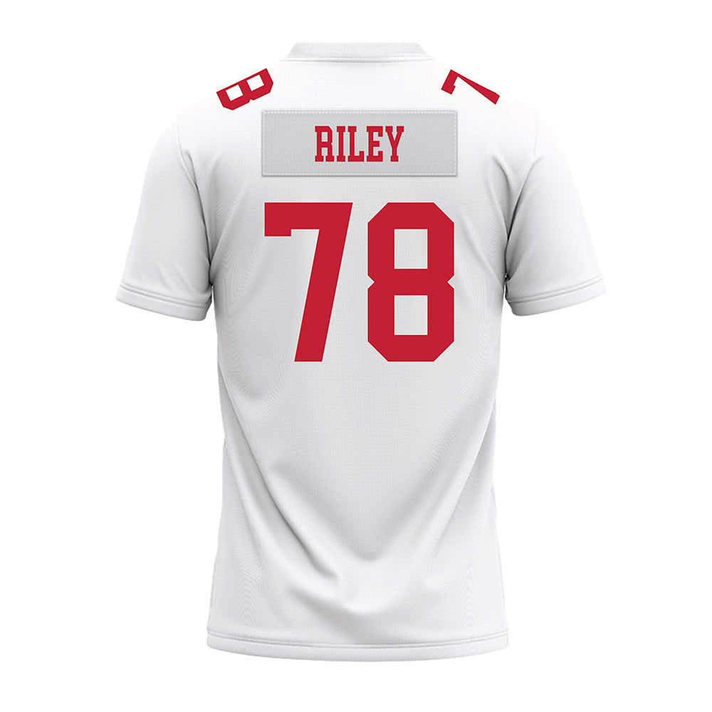 Ohio State - NCAA Football : Maxwell Riley - White Premium Football Jersey-1