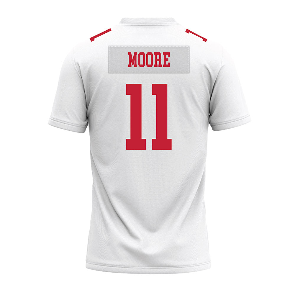 Ohio State - NCAA Football : Terry Moore - White Premium Football Jersey-1