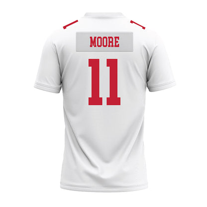 Ohio State - NCAA Football : Terry Moore - White Premium Football Jersey-1