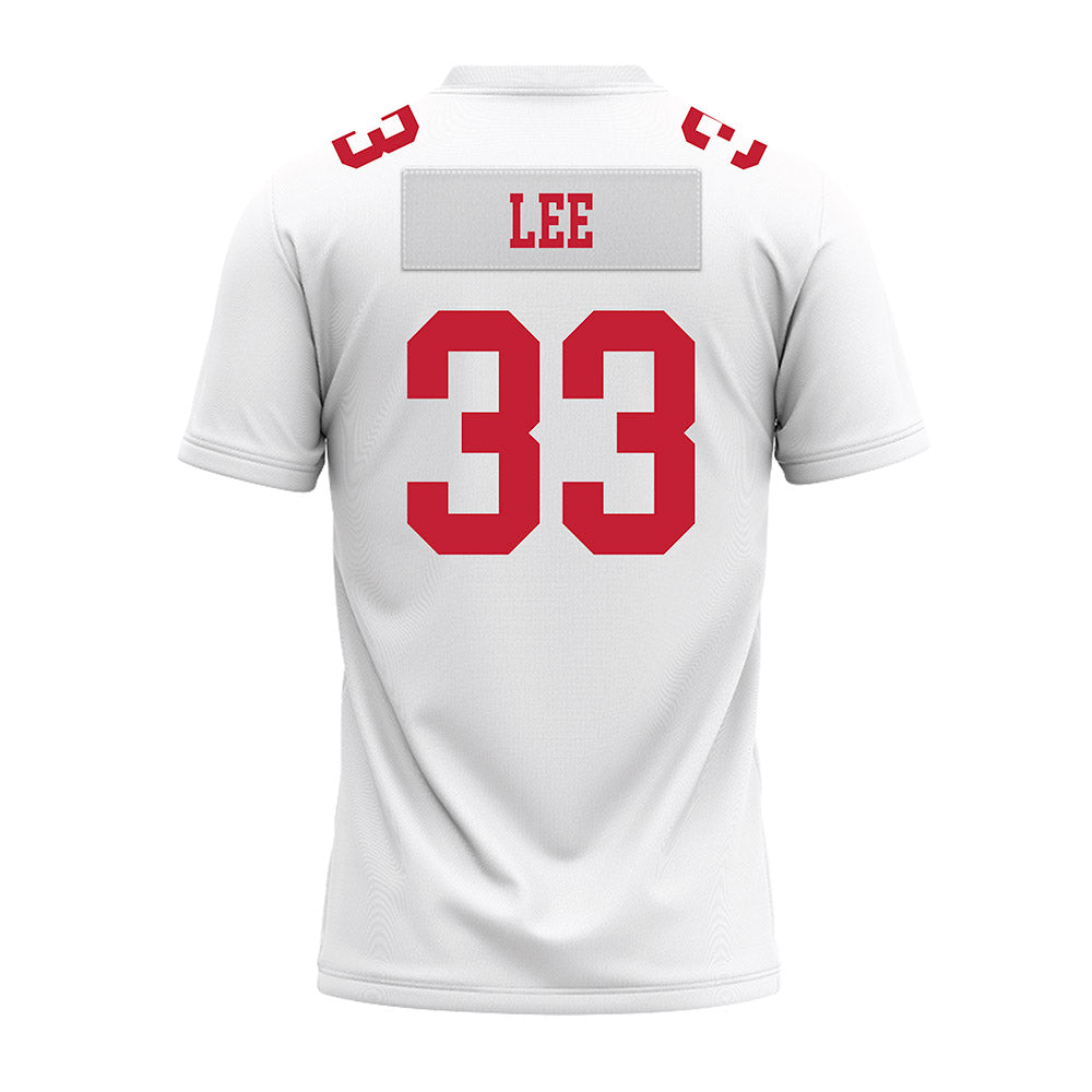 Ohio State - NCAA Football : Eli Lee - White Premium Football Jersey-1