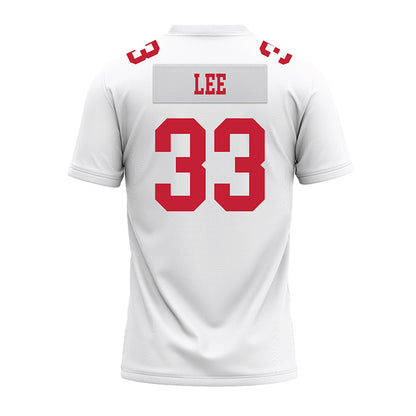 Ohio State - NCAA Football : Eli Lee - White Premium Football Jersey-1