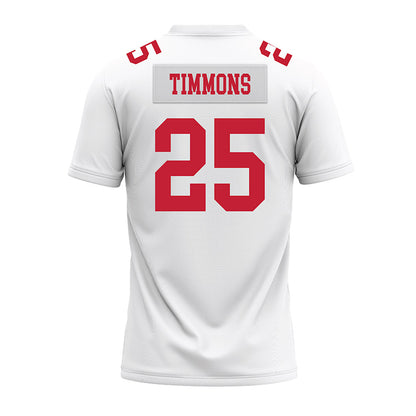 Ohio State - NCAA Football : Jay Timmons - White Premium Football Jersey-1