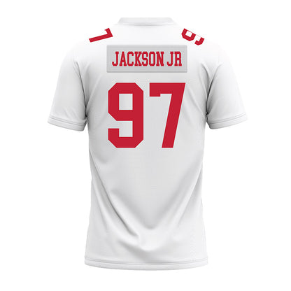 Ohio State - NCAA Football : Kenyatta Jackson Jr - White Premium Football Jersey