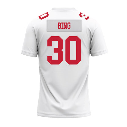 Ohio State - NCAA Football : Khmari Bing - White Premium Football Jersey-1