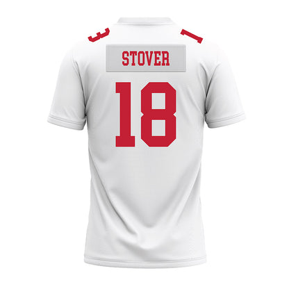 Ohio State - NCAA Football : Kolton Stover - White Premium Football Jersey-1