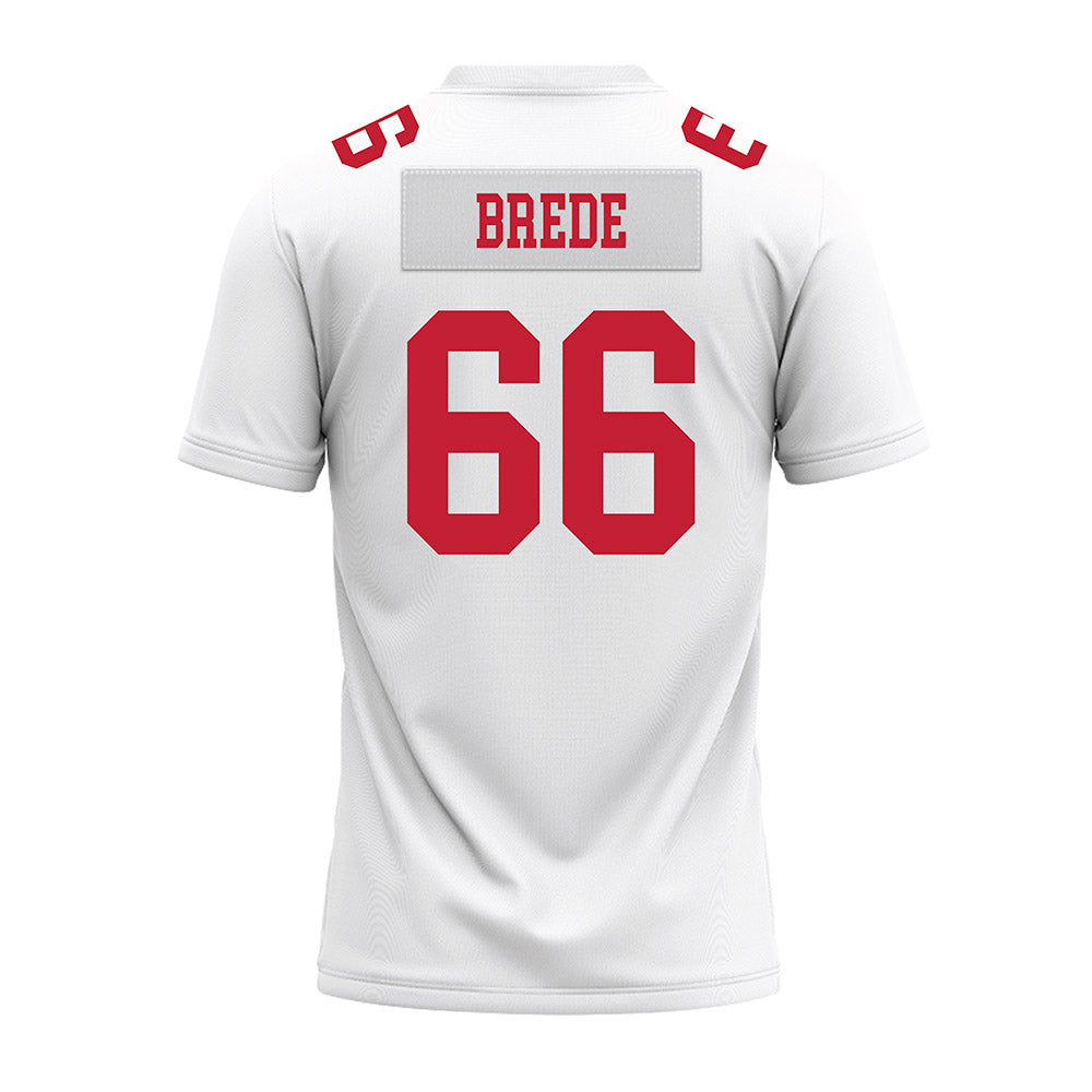 Ohio State - NCAA Football : Landry Brede - White Premium Football Jersey-1