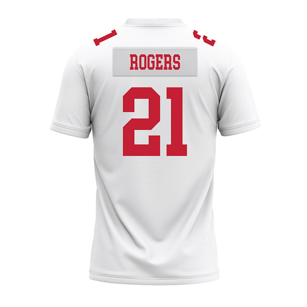 Ohio State - NCAA Football : Anthony Rogers - White Premium Football Jersey-1