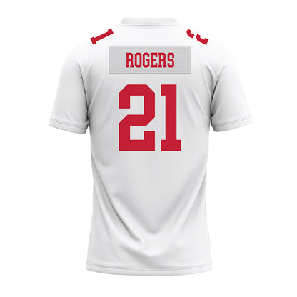 Ohio State - NCAA Football : Anthony Rogers - White Premium Football Jersey-1