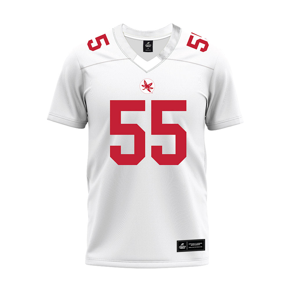 Ohio State - NCAA Football : John Walker - White Premium Football Jersey-0