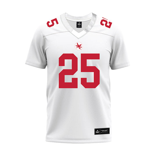 Ohio State - NCAA Football : Jay Timmons - White Premium Football Jersey-0