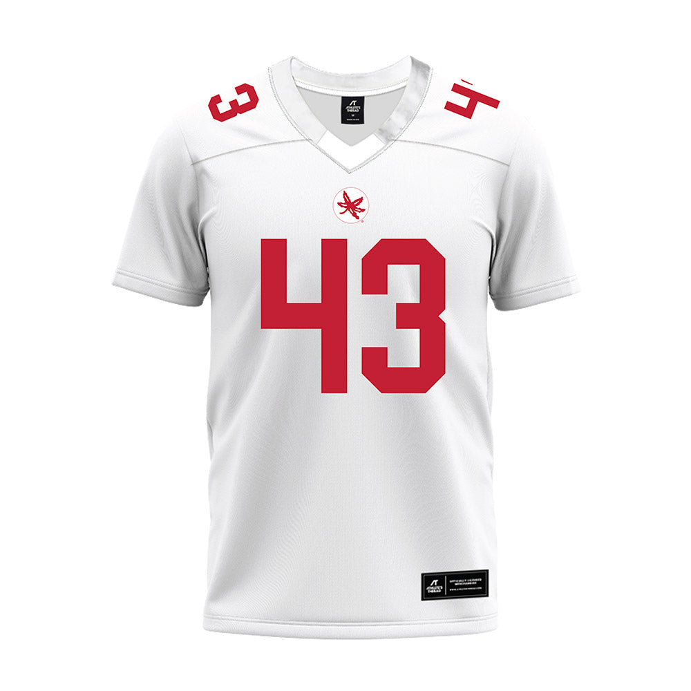 Ohio State - NCAA Football : Amare Miller - White Premium Football Jersey-0